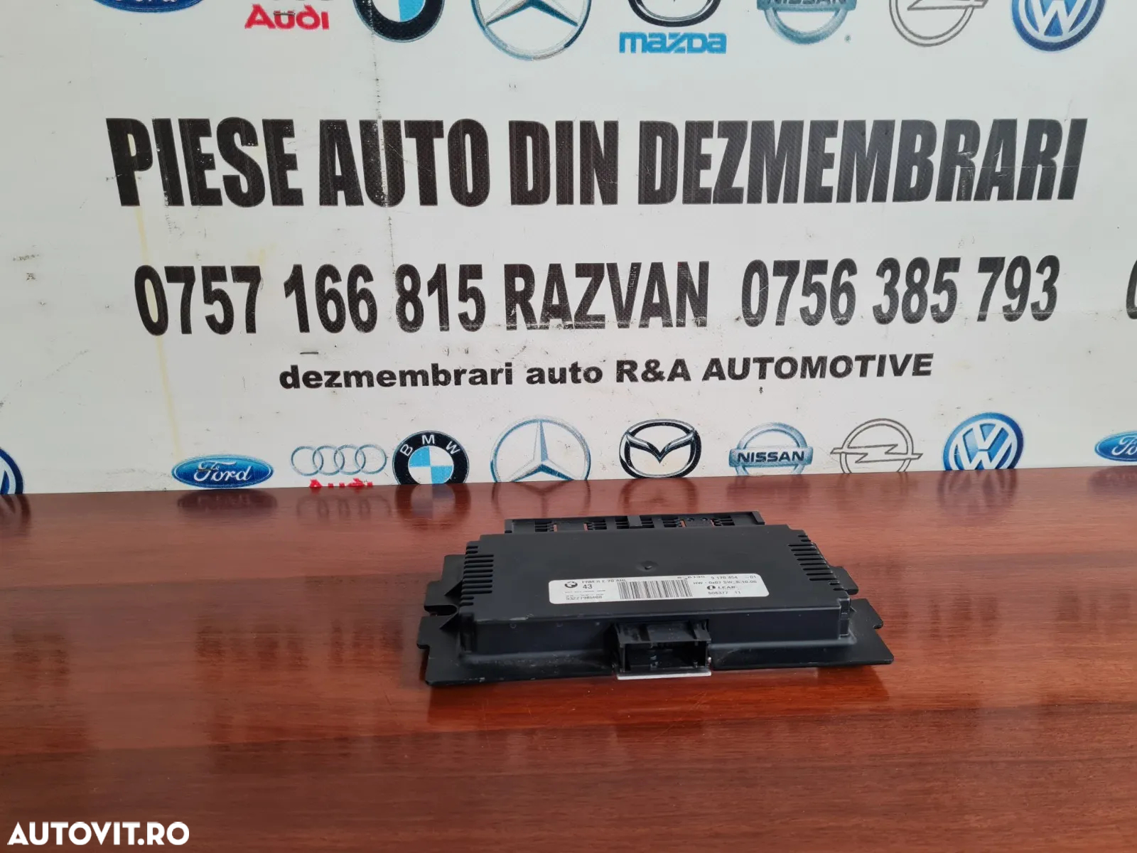 Modul Calculator Lumini Bmw X5 X6 E70 E71 Cod  - Dezmembrari Arad - 3
