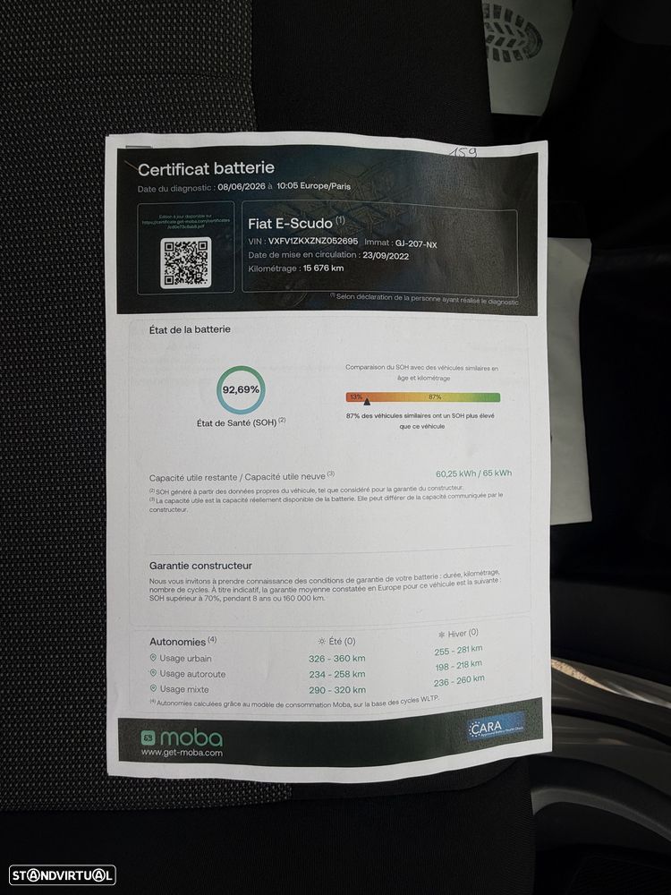 Fiat E SCUDO FOURGON 136 75 KWH LONGA PRO LOUNGE - 26