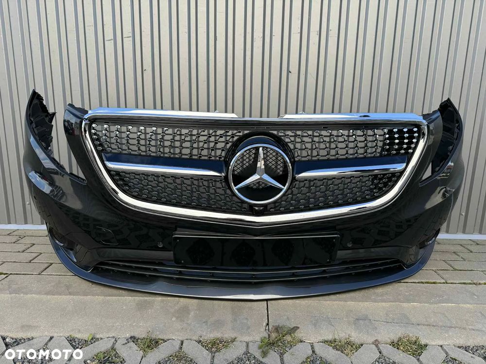 Mercedes Vito W447 Zderzak przód przedni 368 6xPDC Grill kompletny 14-19 - 1