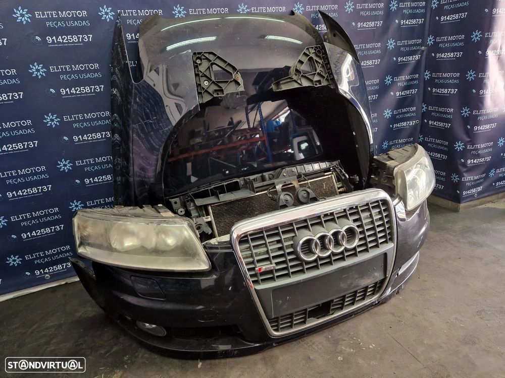 Frente completa usada AUDI A6 C6 S-LINE TDI capot parachoques guardalamas oticas radiadores SLINE - 2