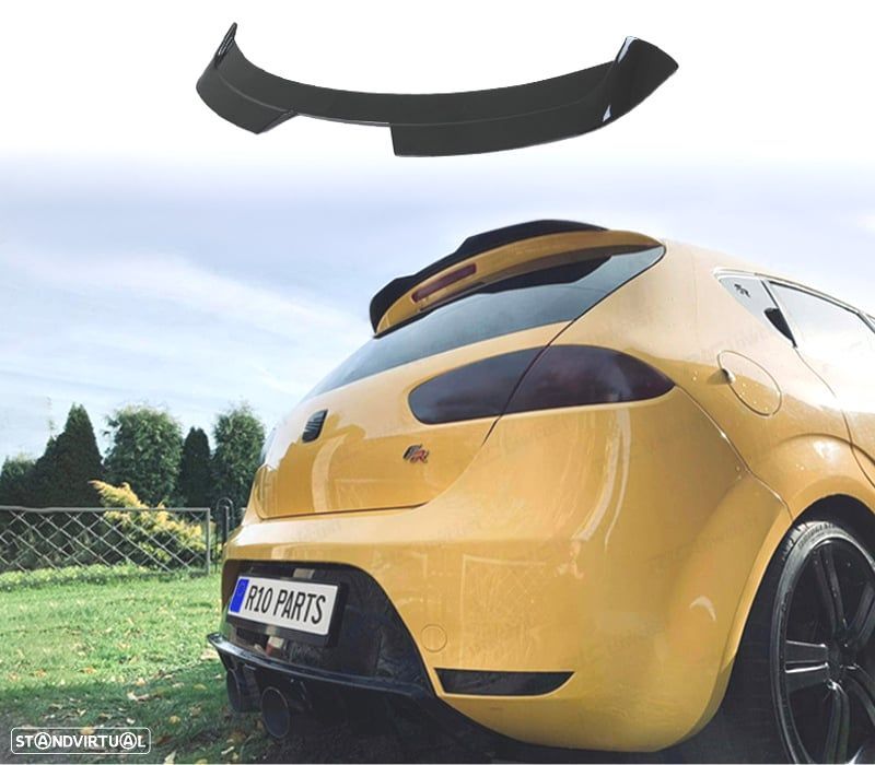 ACESSORIO AILERON SPOILER TRASEIRO SEAT LEON II CUPRA LOOK 09-12 - 1