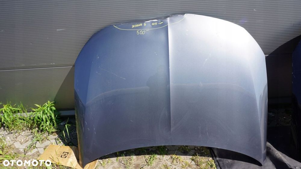 MASKA PRZÓD PRZEDNIA OPEL INSIGNIA B SREBRNA CZARNA - 3