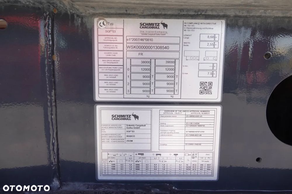 Schmitz Cargobull WYWROTKA / 26 m3 / STALOWA / HYDROKLAPA / OŚ PODNOSZONA / AUTOMATYCZNIE ZSUWANA PLNADEKA / SPROWADZONA - 24