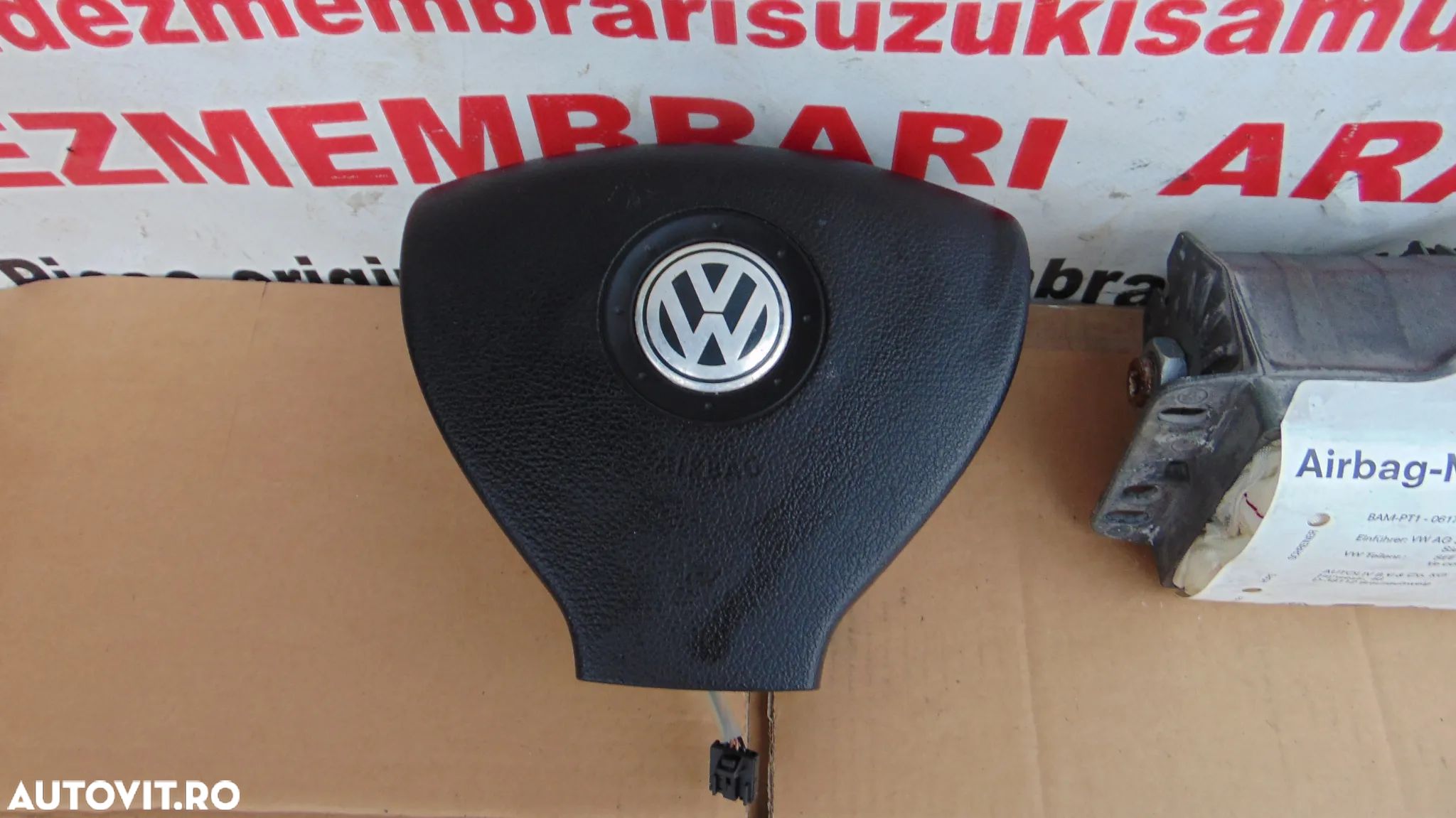 Airbag volan VW eos scirocco golf 6 airbag sofer dezmembrez eos 2.0 fsi - 1