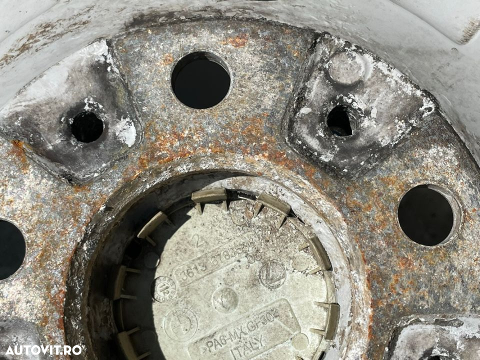 roata janta R16 205 60 bmw seria 3 F30 F31 e90 e91 seria 1 e87 e81 Style 306 anvelopa de vară este din aliaj ușor dur aluminiu este originala bmw - 8