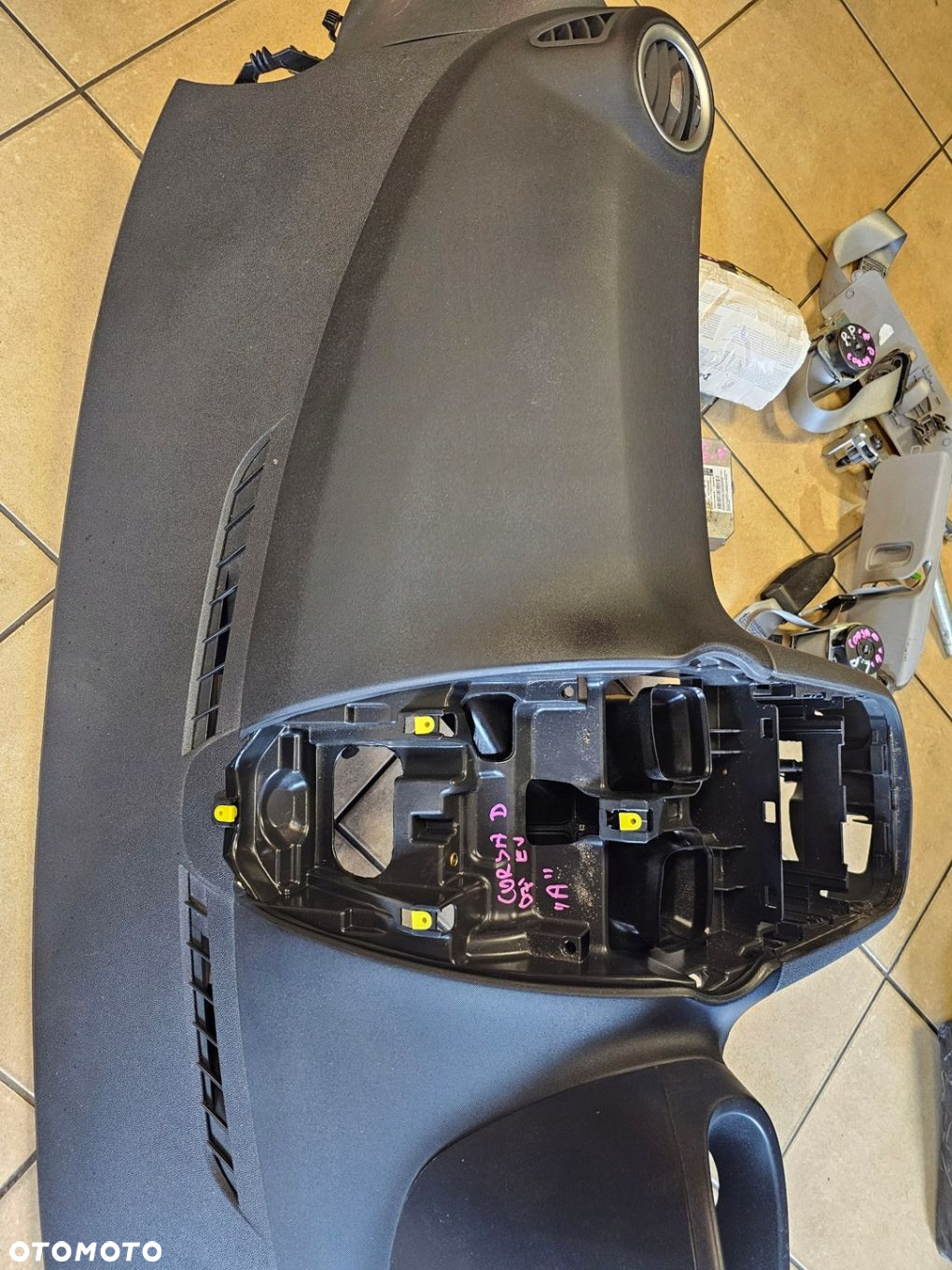 DESKA KONSOLA KOKPIT PASY SENSOR AIRBAG OPEL CORSA D EU 13262361 - 3