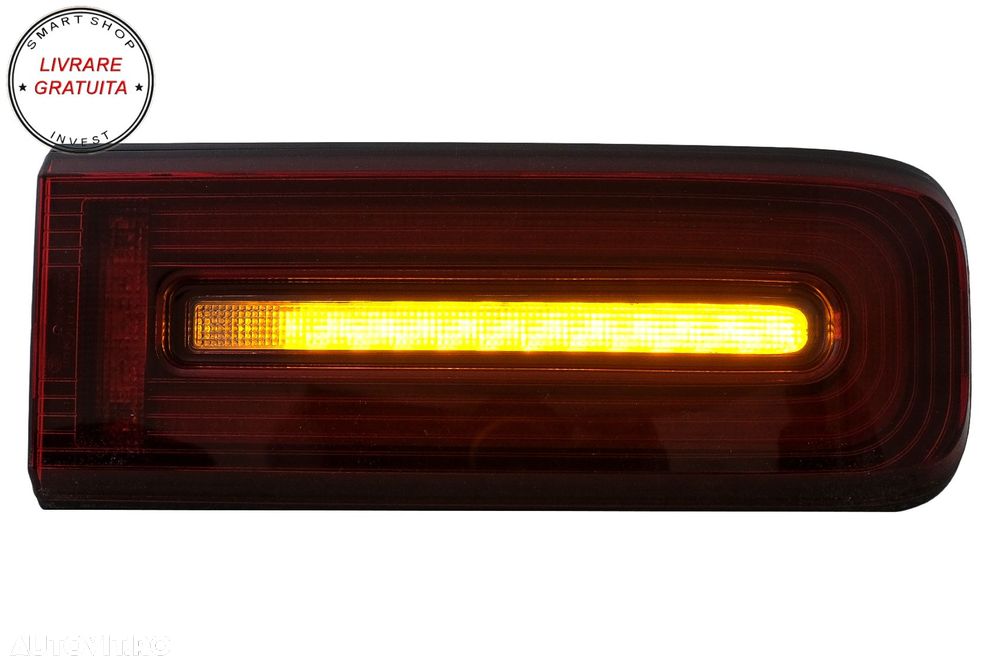 Stopuri Full LED Mercedes G-Class W463 Facelift (2018-2022) LED Dinamic Secvential- livrare gratuita - 4