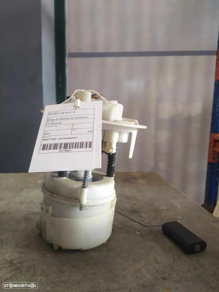 BOMBA DE COMBUSTIVEL PEUGEOT 308 SW II / 9804773080 / 0973043990201 - 1
