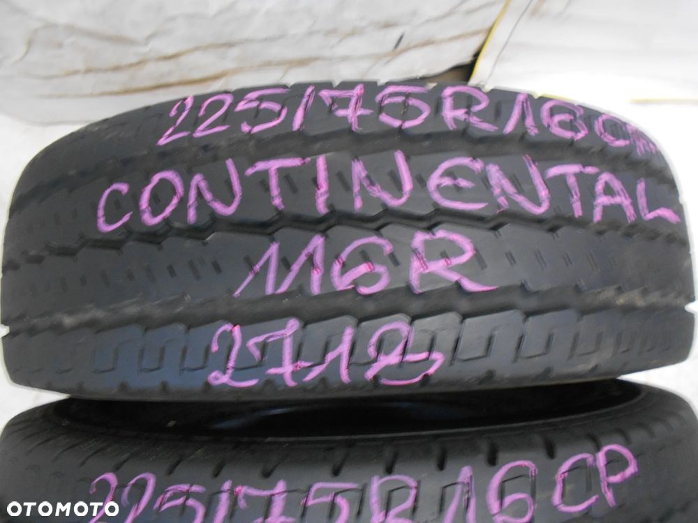 OPONY 225/75R16CP CONTINENTAL VANCO CAMPER DOT 2718 9MM - 2