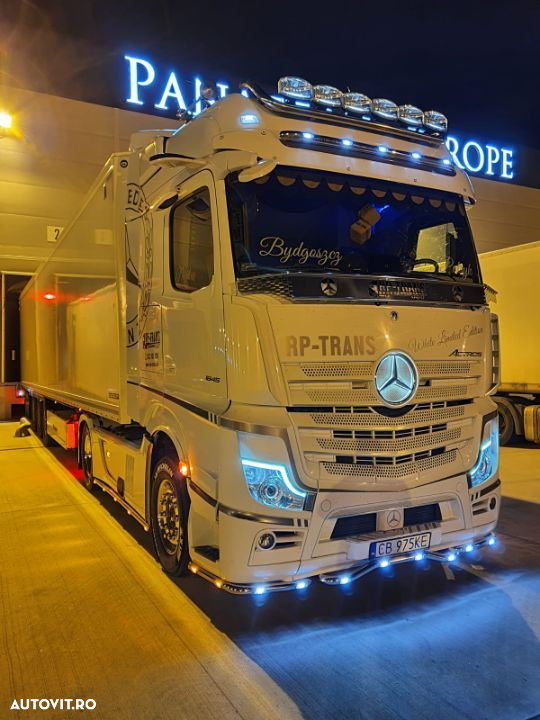 Bullbar, suport lumini Mercedes Actros MP4, Euro 5, Euro 6 - 9
