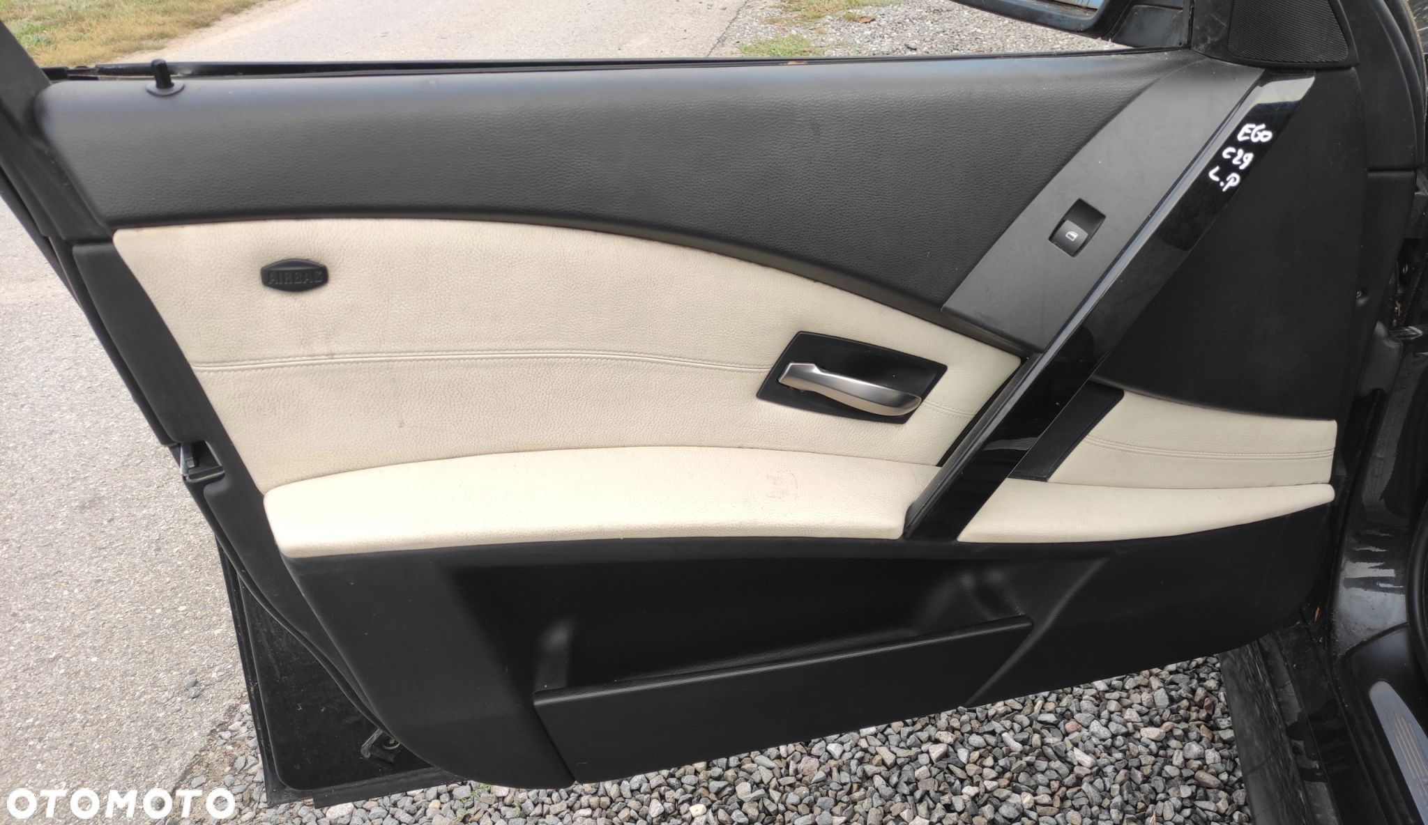 BOCZEK DRZWI LEWY PRZÓD PRZEDNI BMW E60 E61 PRZEDLIFT - 1