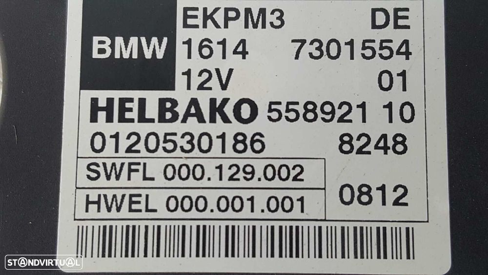MÓDULO ELETRÓNICO BMW SERIE 1 LIM. (F20) 120D - 4