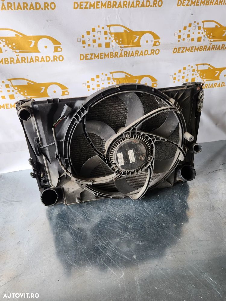 Grup Radiatoare Radiator Apa Clima Intercooler Termocupla Electroventilator Bmw E90 E91 E92 E93 Mot - 3