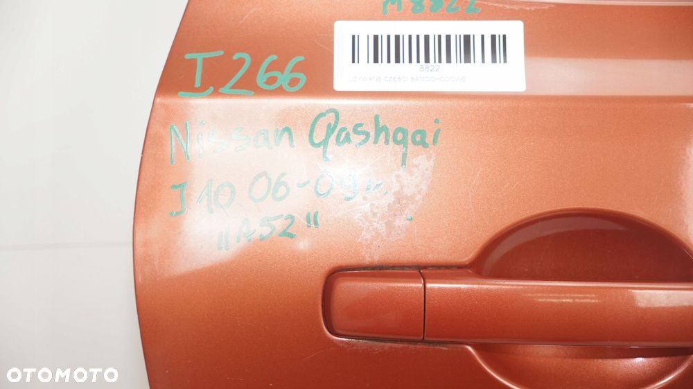 DRZWI PRAWY TYŁ NISSAN QASHQAI J10 06-09R A52 - 5