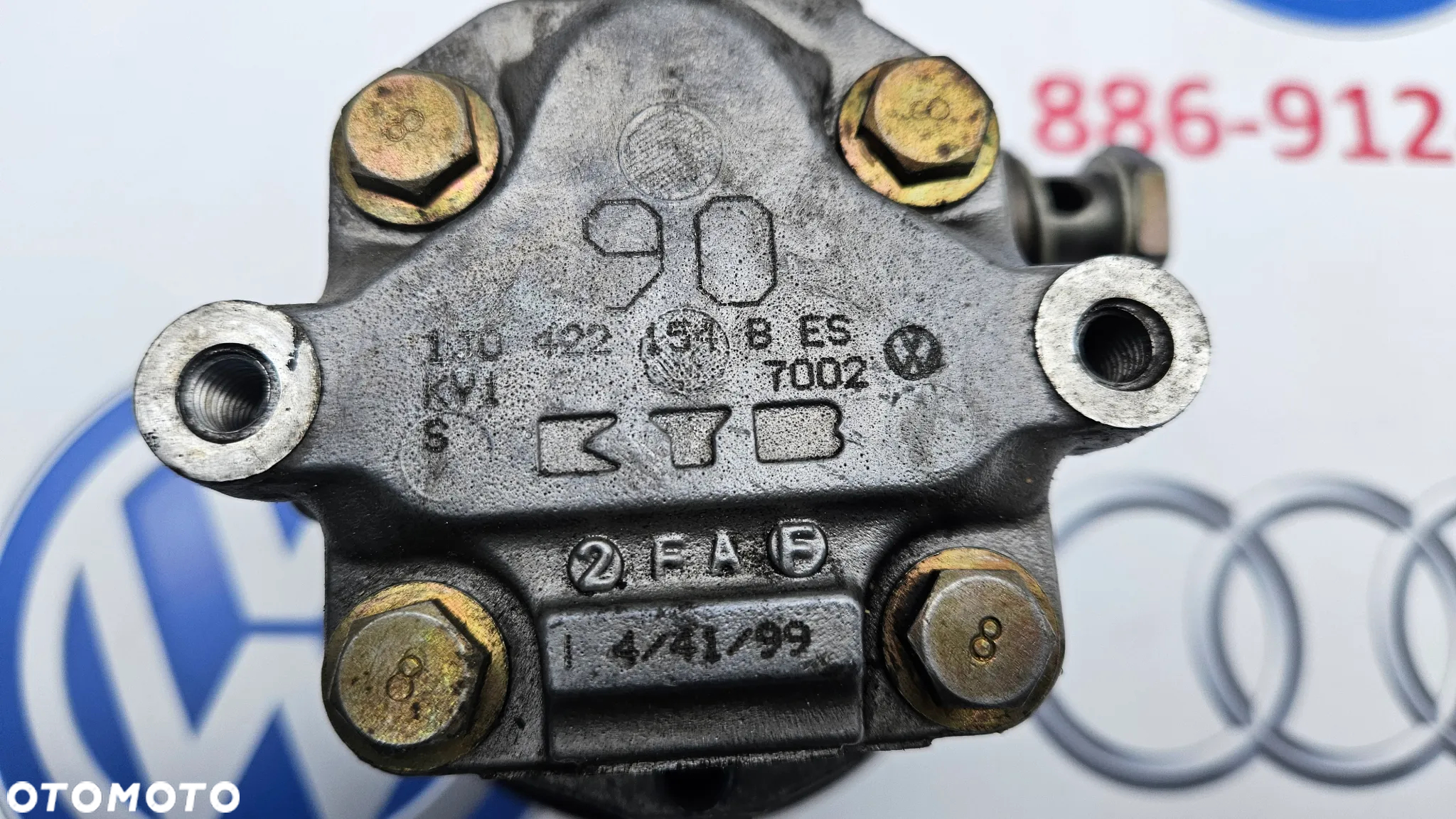 VW Golf 4 IV Audi A3 8L 1.4 16V Pompa wspomagania z kołem 1J0422154B 030145269A - 15