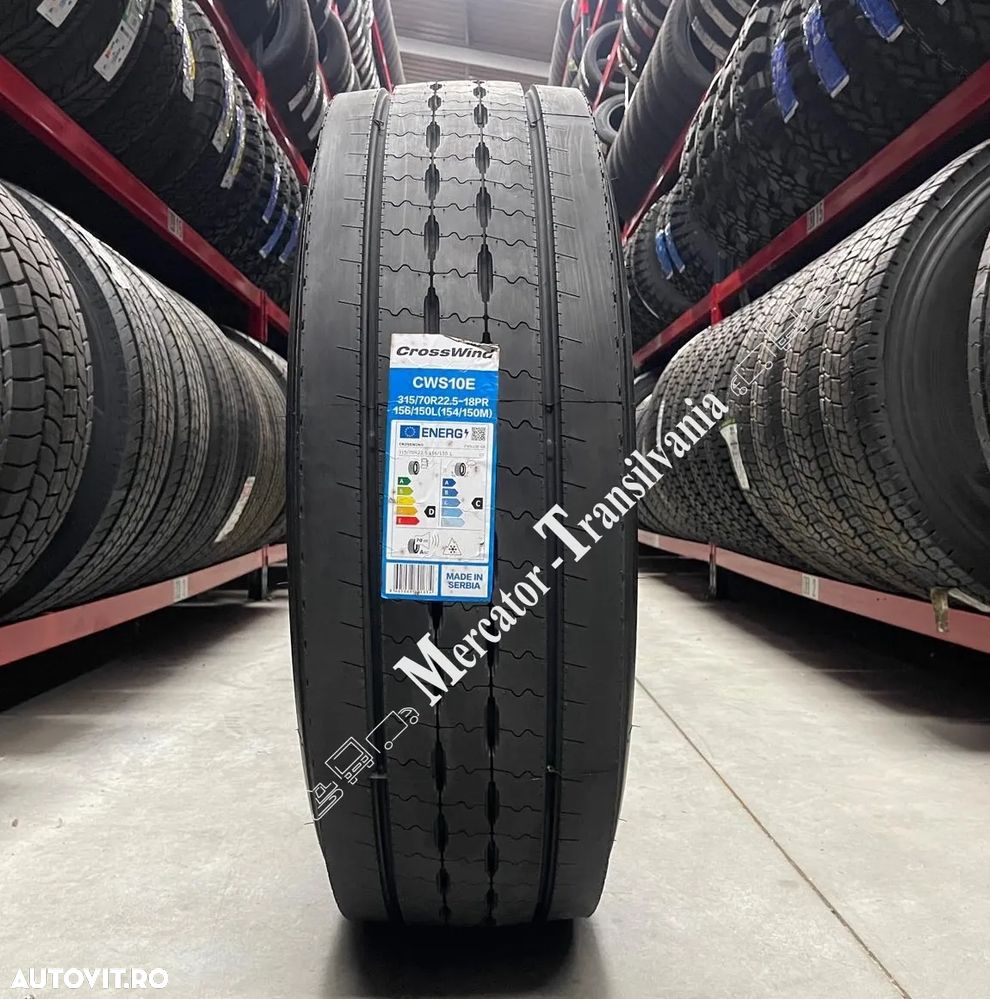 Anvelopa NOUA M+S* ATS Autostrada 315/70R22.5 Crosswind CWS10E 156/150L - D, C, A 70dB  Directie - 2