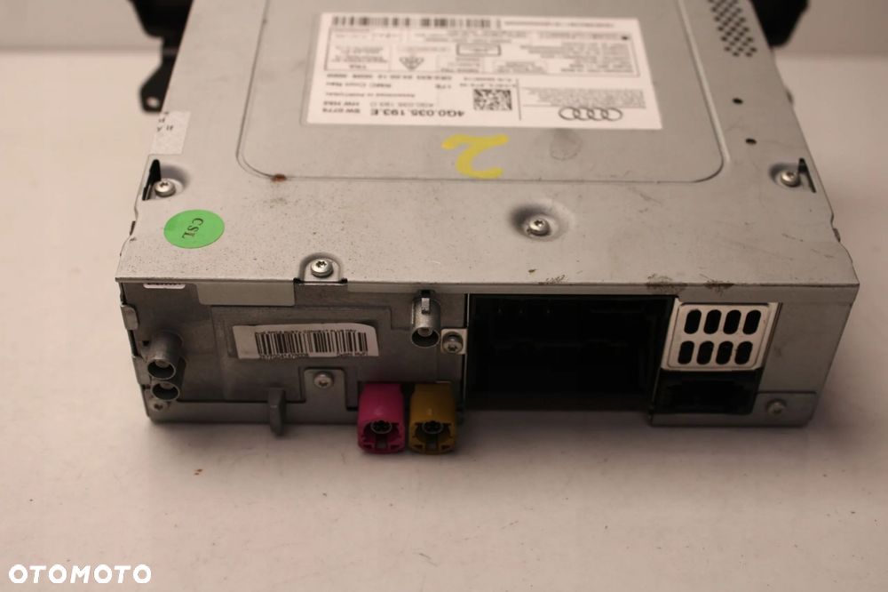 AUDI A7 C7 4G 10R- RADIO RADIOODTWARZACZ NAWIGACJA CZYTNIK 4G0035193E - 6