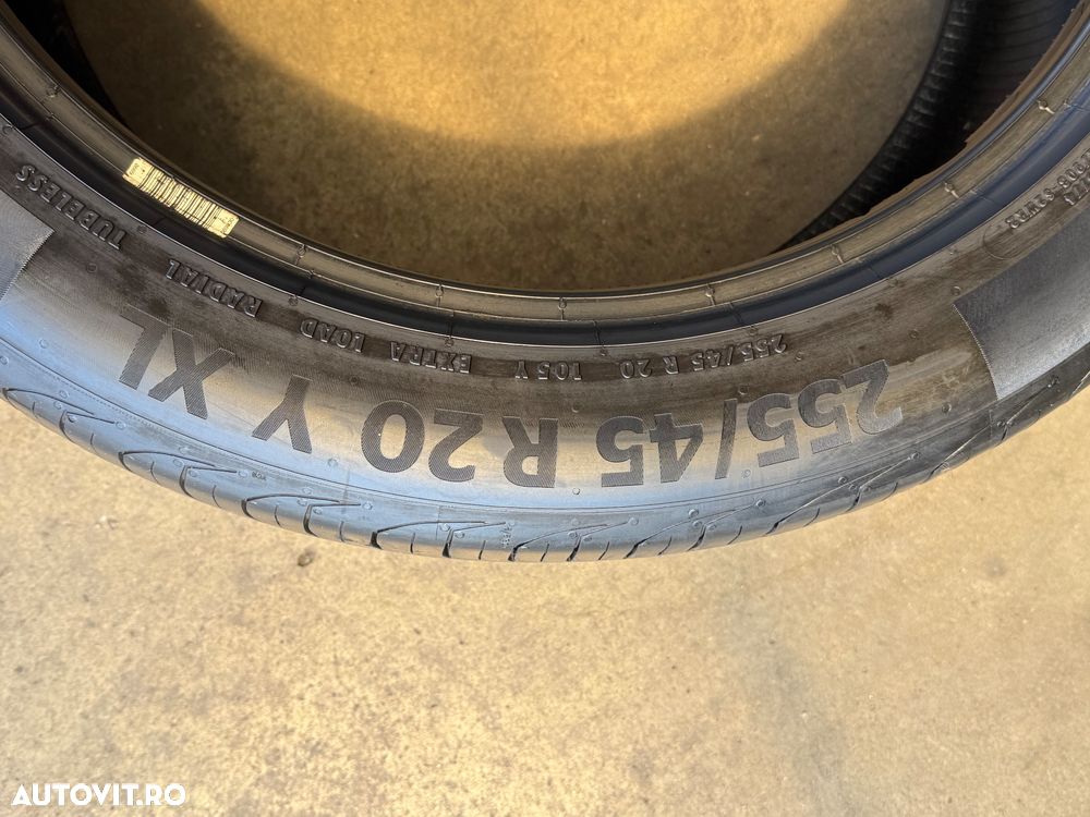 Vând 2 anvelope 255/45/20 Continental de vară foarte bune - 4