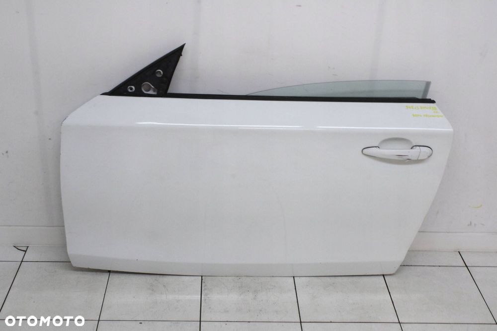 BMW 1 E88 E82 07R- DRZWI LEWE PRZEDNIE LEWY PRZÓD A300 ALPINWEISS - 1