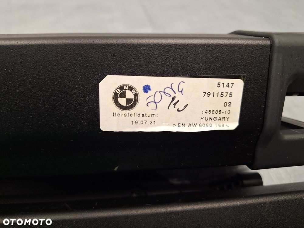 roleta bagaznika + siatka bmw 5 g31 2017 - 2024 kombi 7466635 7911575 czarna orginal demontaz - 5