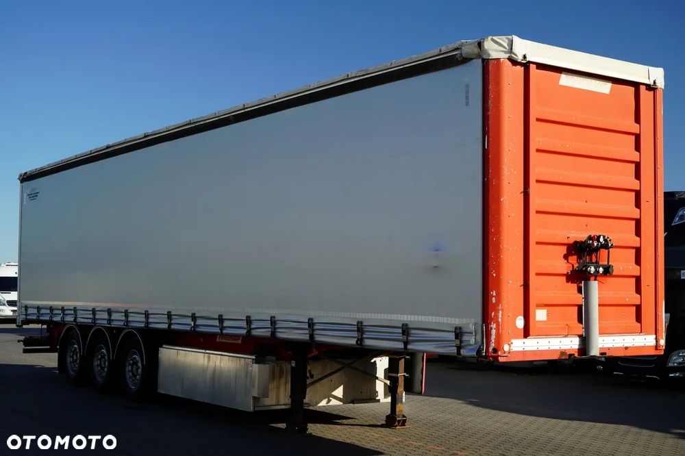 Fruehauf FIRANKA / STANDARD / KOSZ NA PALETY /  MOCNA PODŁOGA SZYNA DESKA / SAF - 8