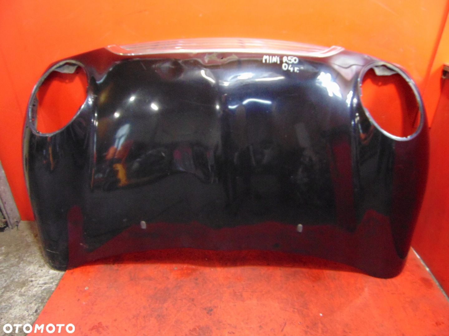 MINI ONE COOPER R50 R52 MASKA POKRYWA KLAPA SILNIKA GRILL - 1