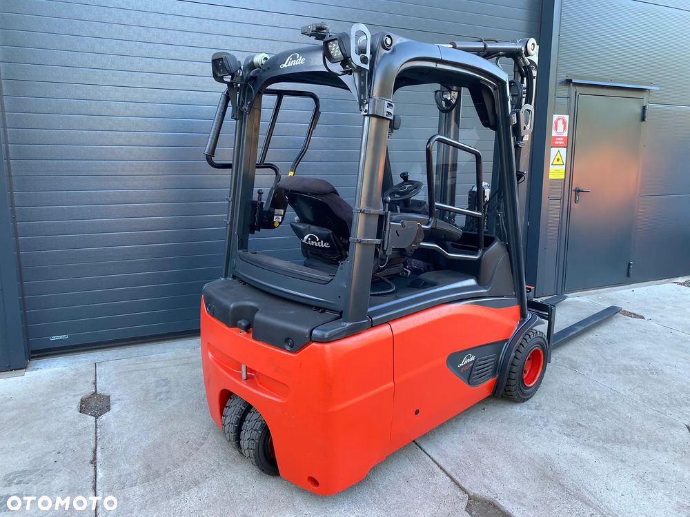 Linde E20L DUPLEX  przesuw zintegrowany, NOWE opony - 12