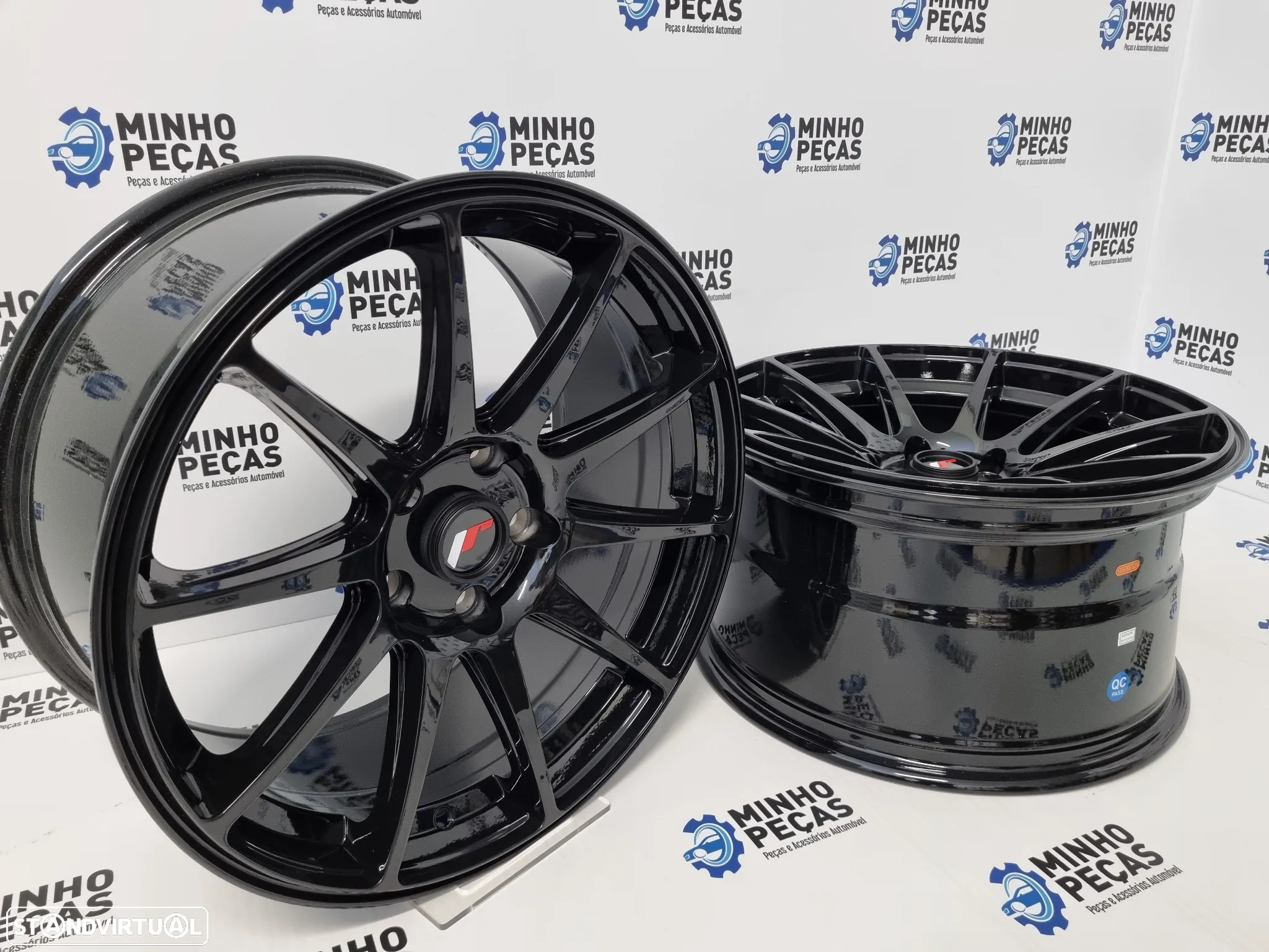 Jantes Japan Racing (JR11) em 18 Preto Brilho (5x120) - 6
