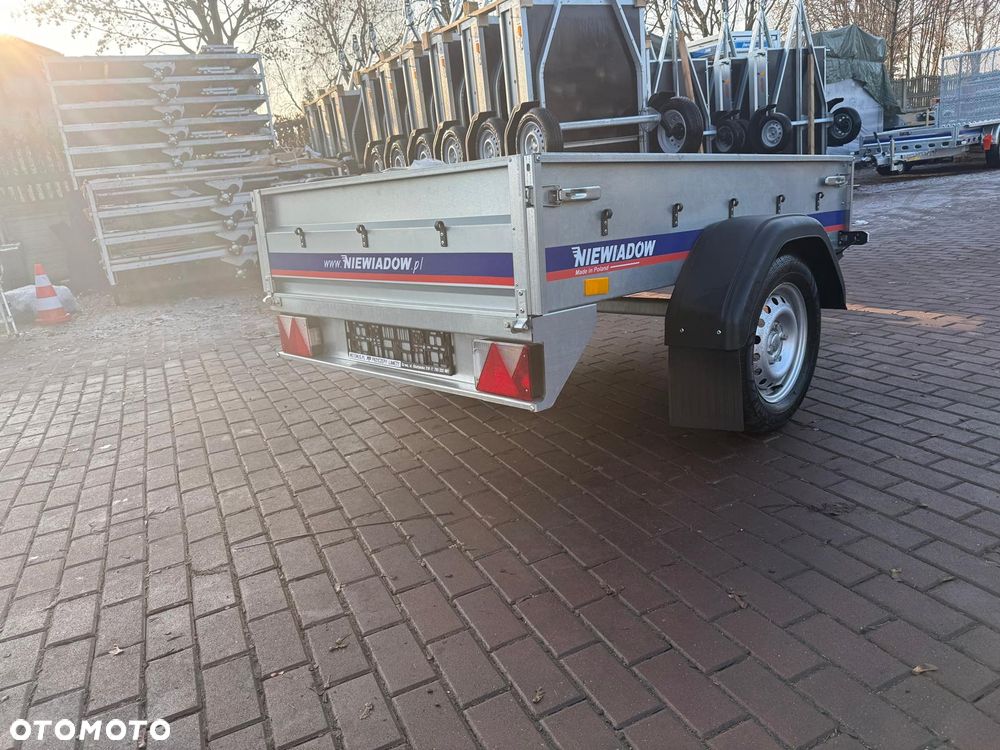 Niewiadów Przyczepa Niewiadów N417U 174x128x35cm 1 oś 750kg burty boczne 2mm Borowa MOTOMUS dostawa pod dom - 5