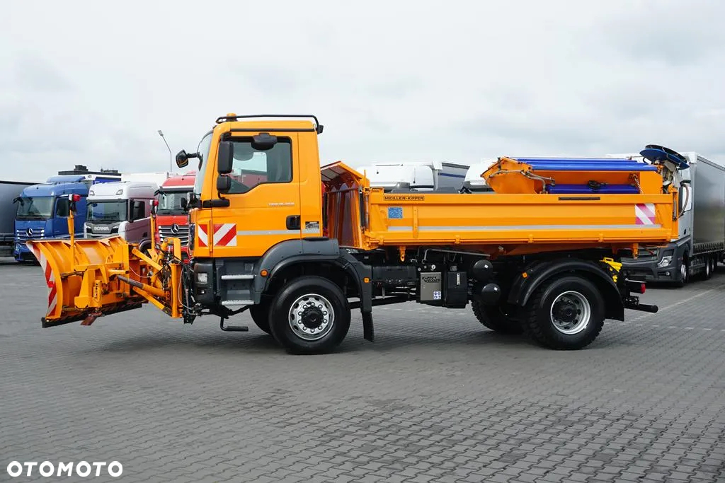 MAN TGM / 18.250 / E 6 / 4 X 4 / WYWROTKA 3 STRONNA / ŁAD. 10 060 KG / JAK NOWY - 3