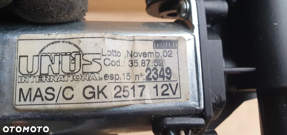 Silniczek regulacji fotela siedzenia pasażera BMW 7 E65 8303124 - 5