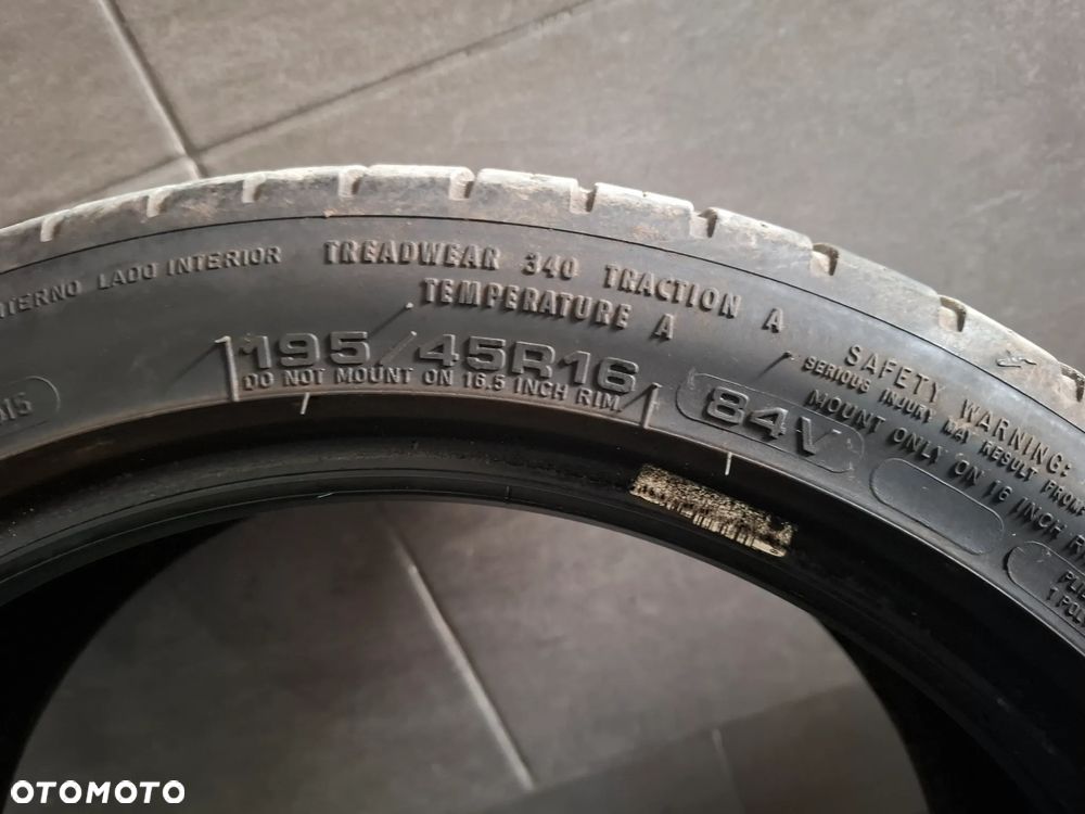 2x Opona lato Goodyear Efficient Grip 195/45R16 komplet 2021 rok bieżnik 5mm - 4