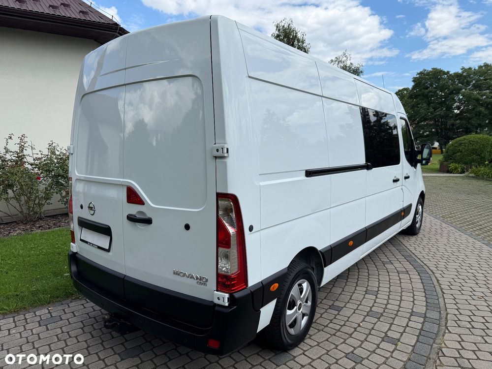 Opel Movano 7 osób Brygadówka Salon Polska 1-wł L3H2 Oryginał Zadbany Super Stan - 6