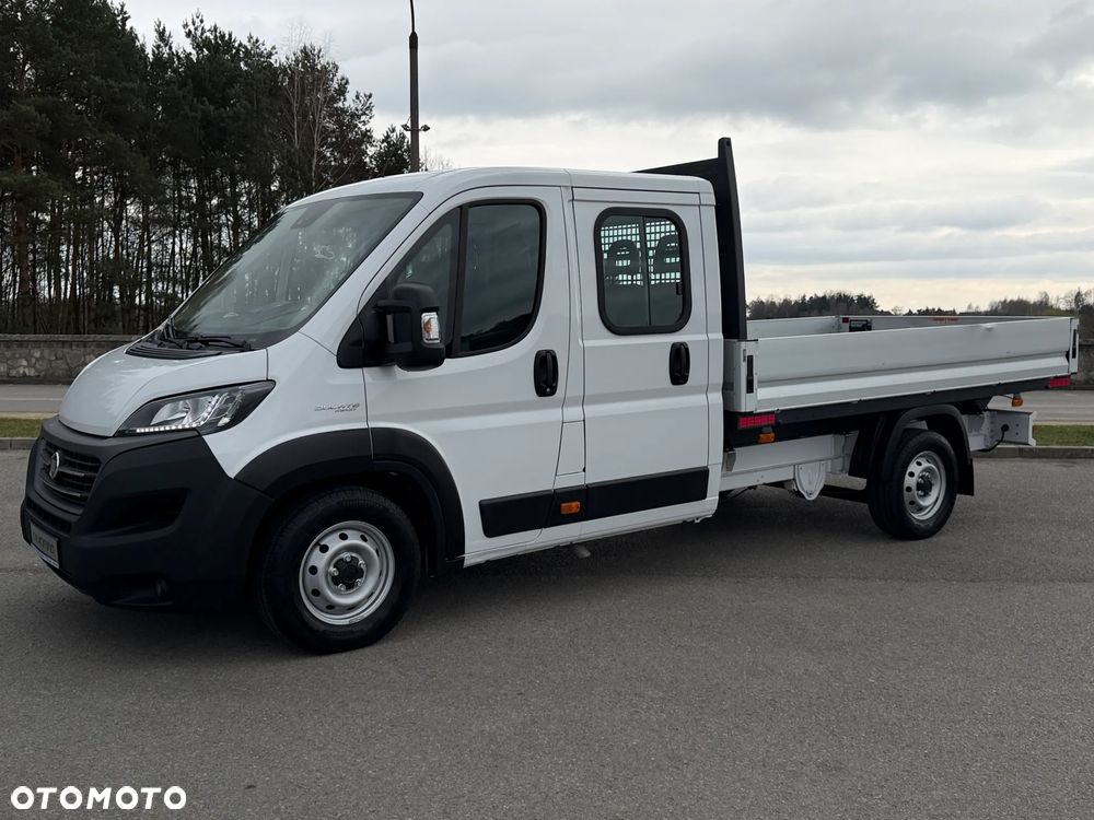 Fiat Ducato Doka 7 osób / Brygadowy / Paka 3.3m / Wzmacniany Maxi Koła 16" / Silnik Iveco 2.3 140km  / Ledy / Bogate wyposażenie / Zadbany jak nowy / 1 Właściciel / Salon PL / FV23% - 13