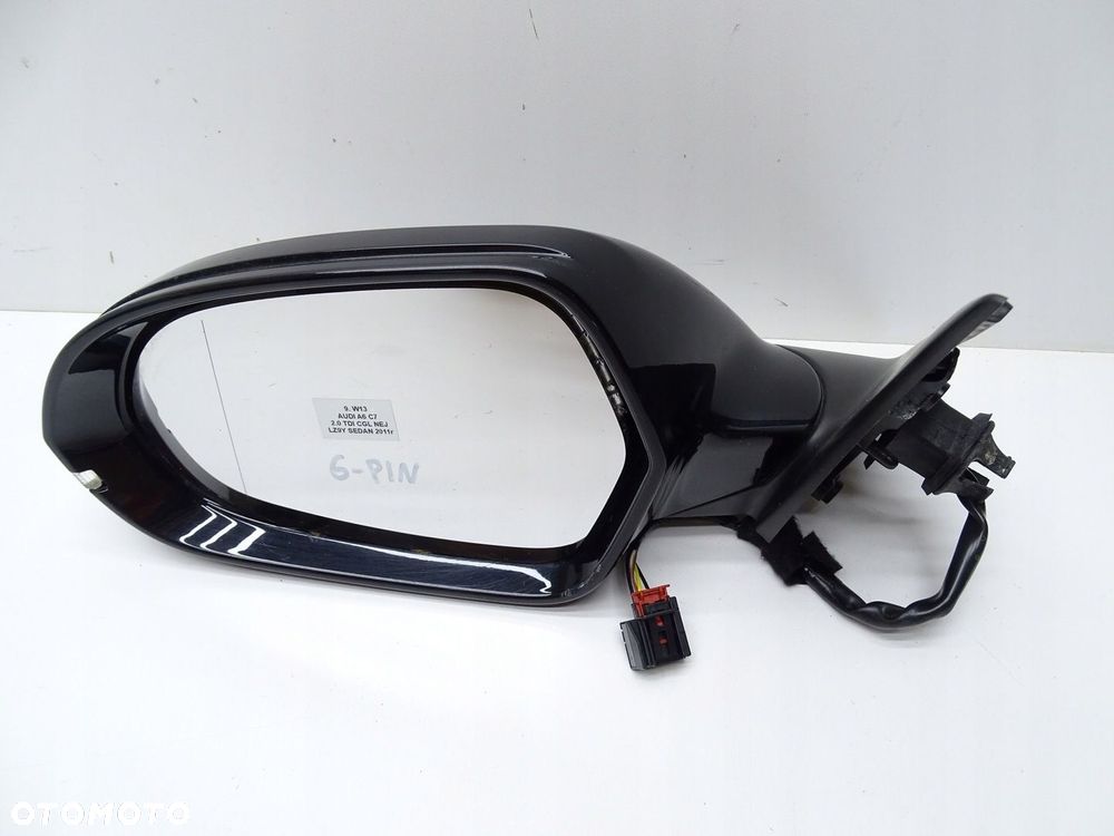 LUSTERKO LEWE LEWY PRZÓD PRZEDNIE AUDI A6 C7 LZ9Y 11R 6 PIN SEDAN - 1