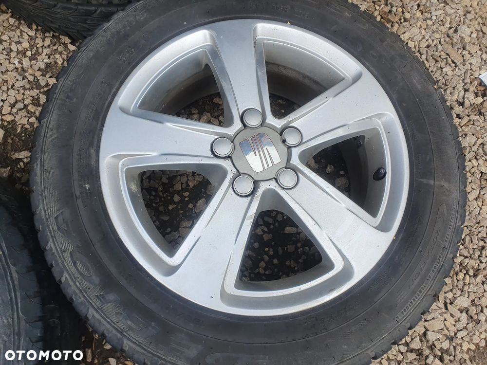 FELGI ALUMINIOWE SEAT IBIZA 5X100   X15 ET 43 X 6 J  6L0601025R   OPONY 195/60 R15   6.4 MM - 3
