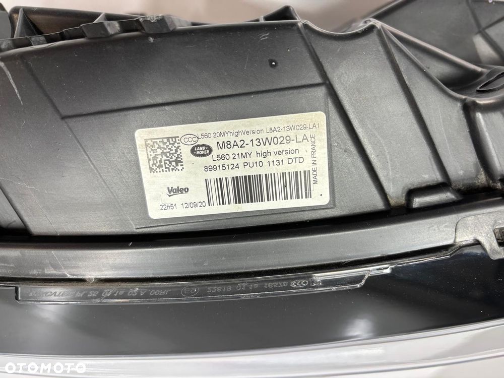 Range Rover Velar L560 Lampa Prawa Przód Przednia M8A2-13W029-LA - 9