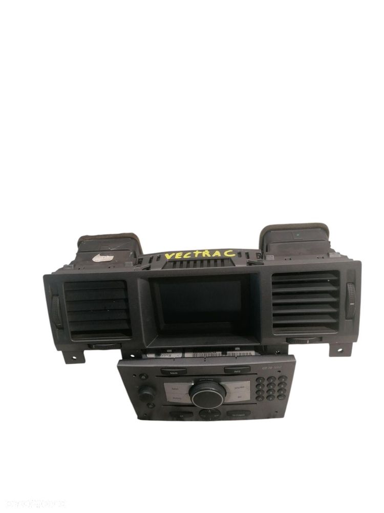 RADIO CD NAWIGACJA WYŚWIETLACZ KRATKI OPEL VECTRA C 13188477 383555646 - 2