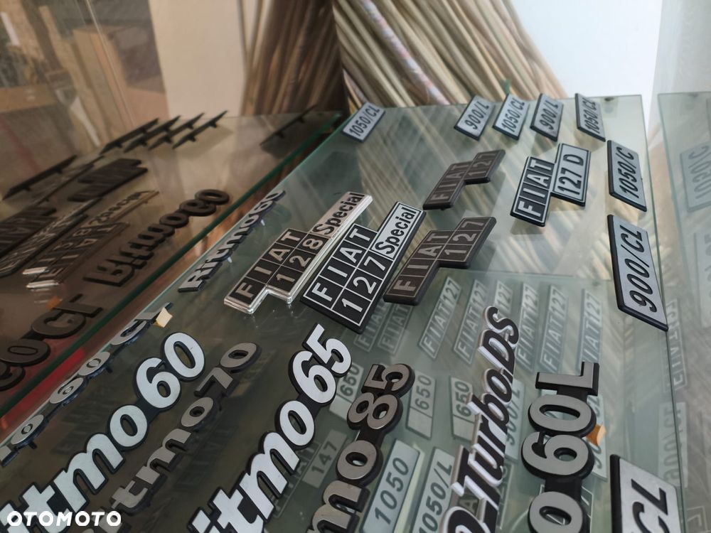 EMBLEMATY FIAT LANCIA 126 125 127 131 uno panda ritmo 1100 1500 prisma oraz inne.... - 10