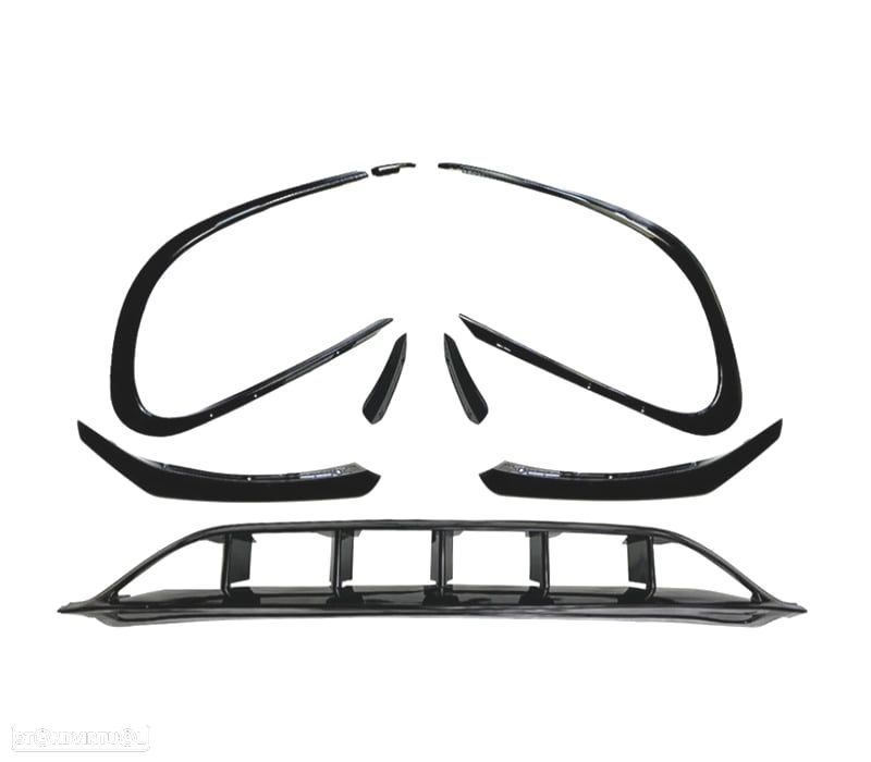 SPOILER LIP FRONTAL MERCEDES CLA W117 16-19 LOOK AMG CLA45 - 2