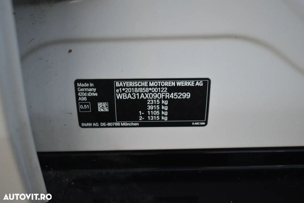 BMW Seria 4 420d xDrive AT MHEV - 32