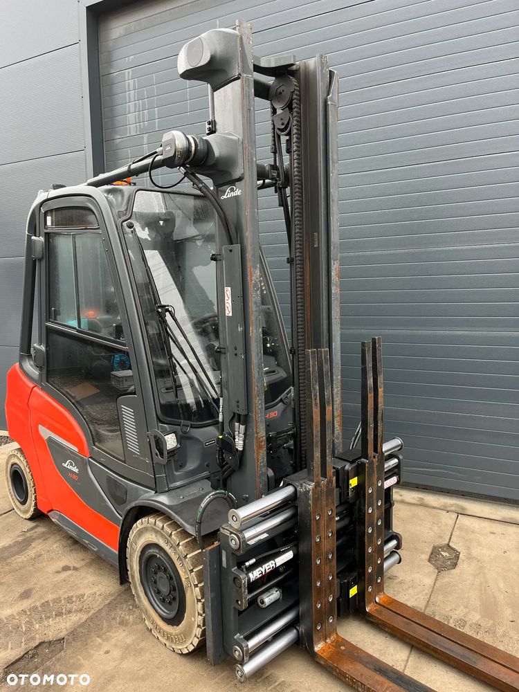 Linde H30 H25 H35 Gaz LPG Paletyzer na 2 palety, pełna kabina - 4