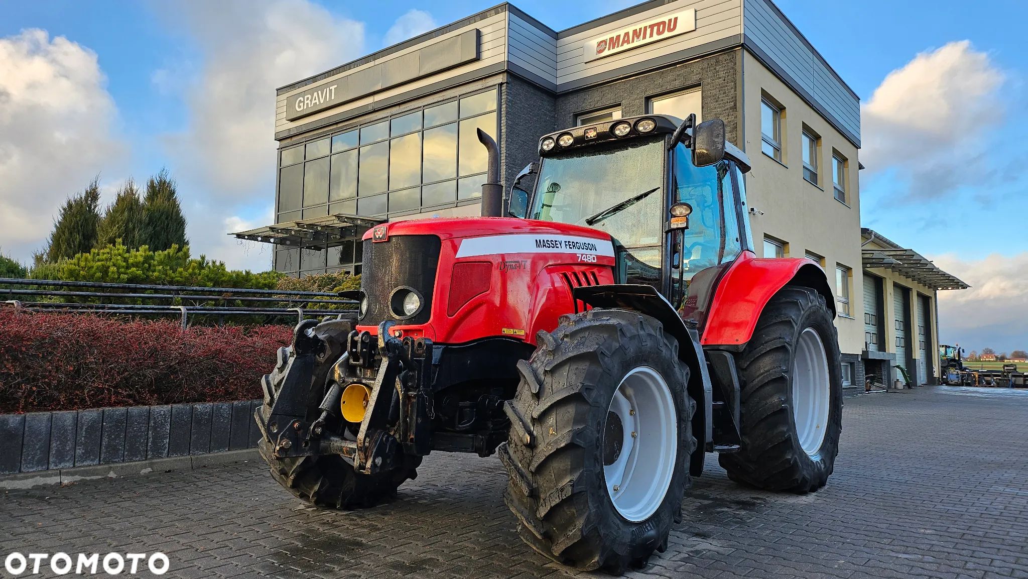 Massey Ferguson MF 7480, Dyna-VT, 6-cyl, pneumatyka, przedni TUZ + WOM - 1