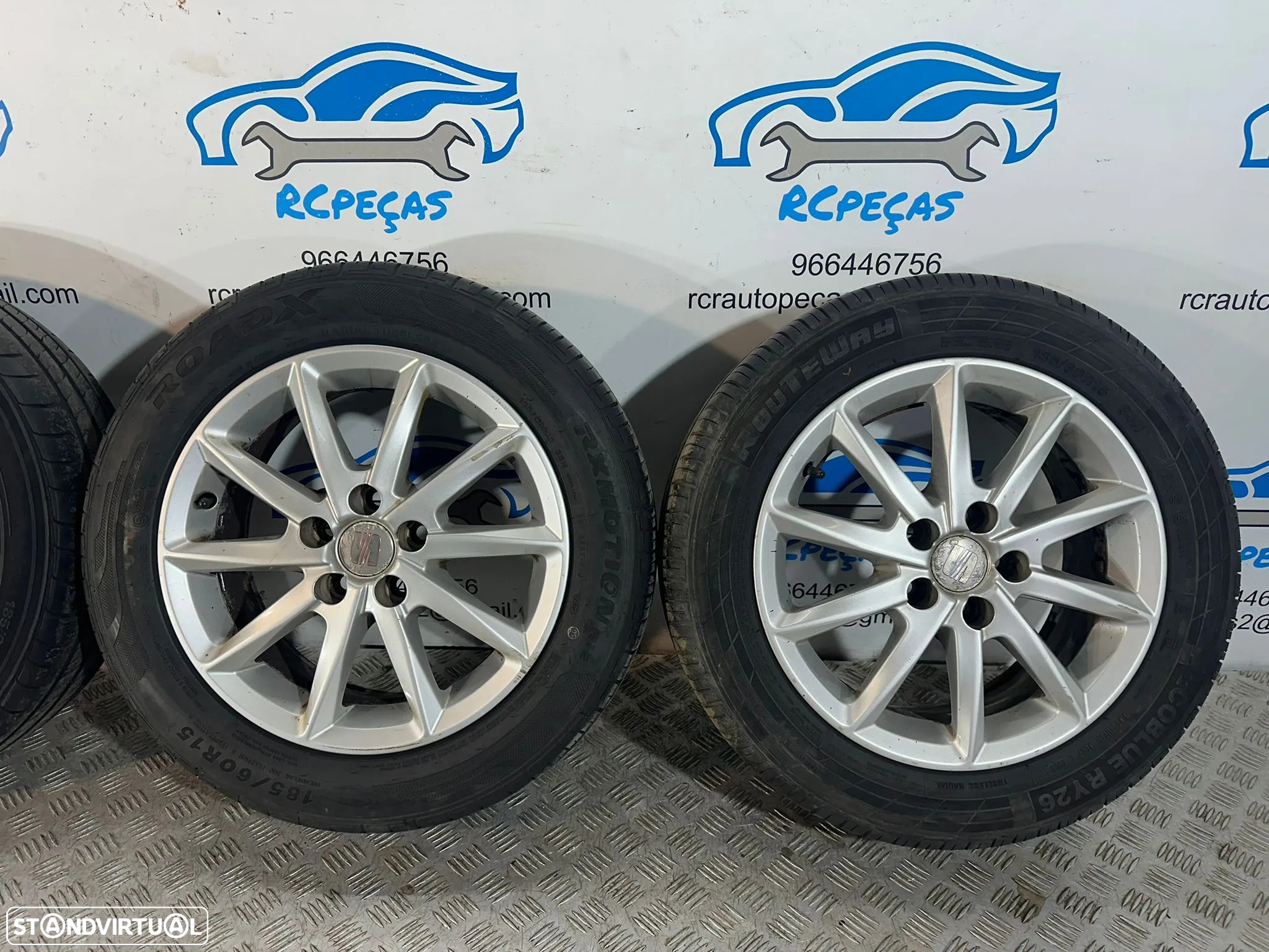 .Conjunto De Jantes 15 Originais Seat 5x100 6J ET38 6J0601025K - 5