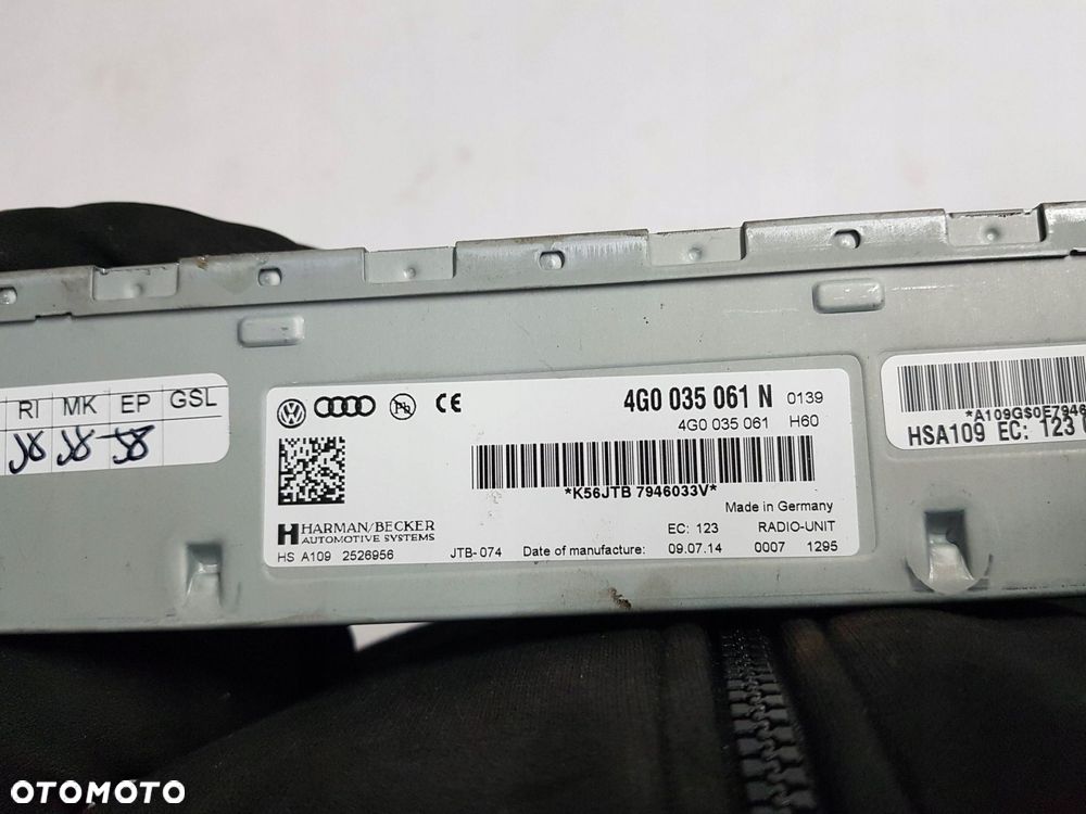 AUDI A4 B8 LIFT 11-15r MODUŁ TUNER RADIA 4G0035061N - 2