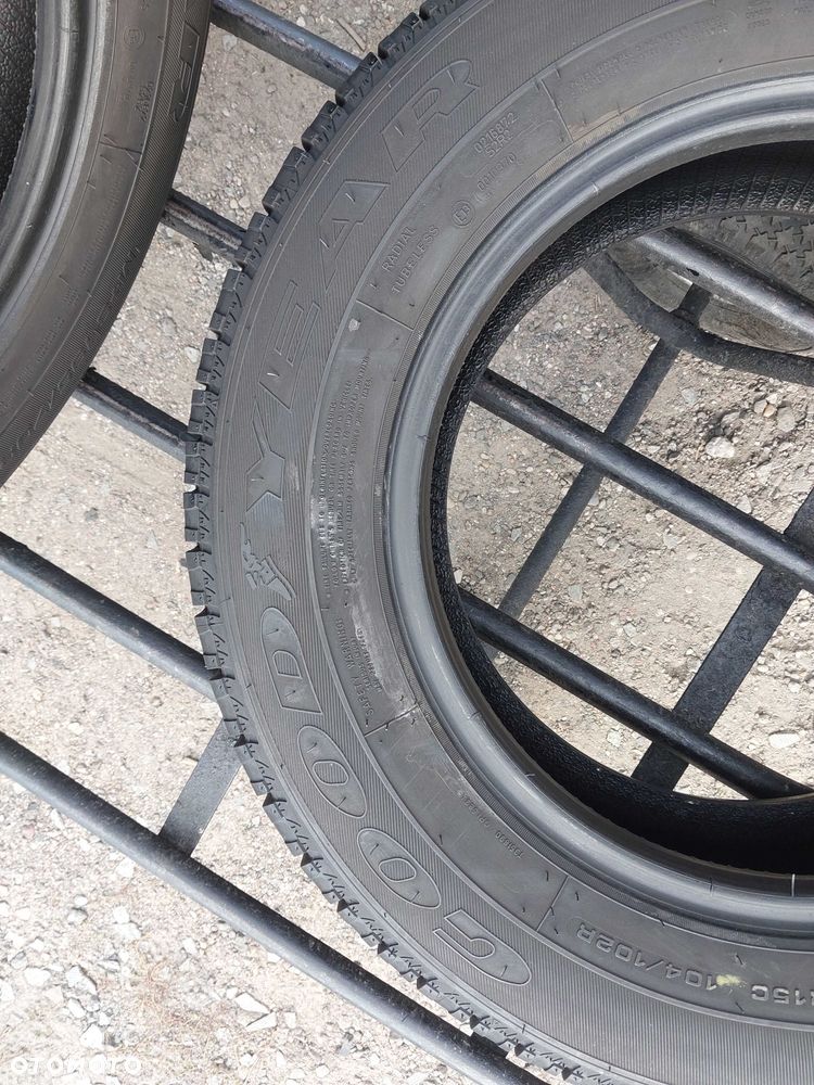 Opony  195.70.15c Goodyear bus Komplet Montaż - 4