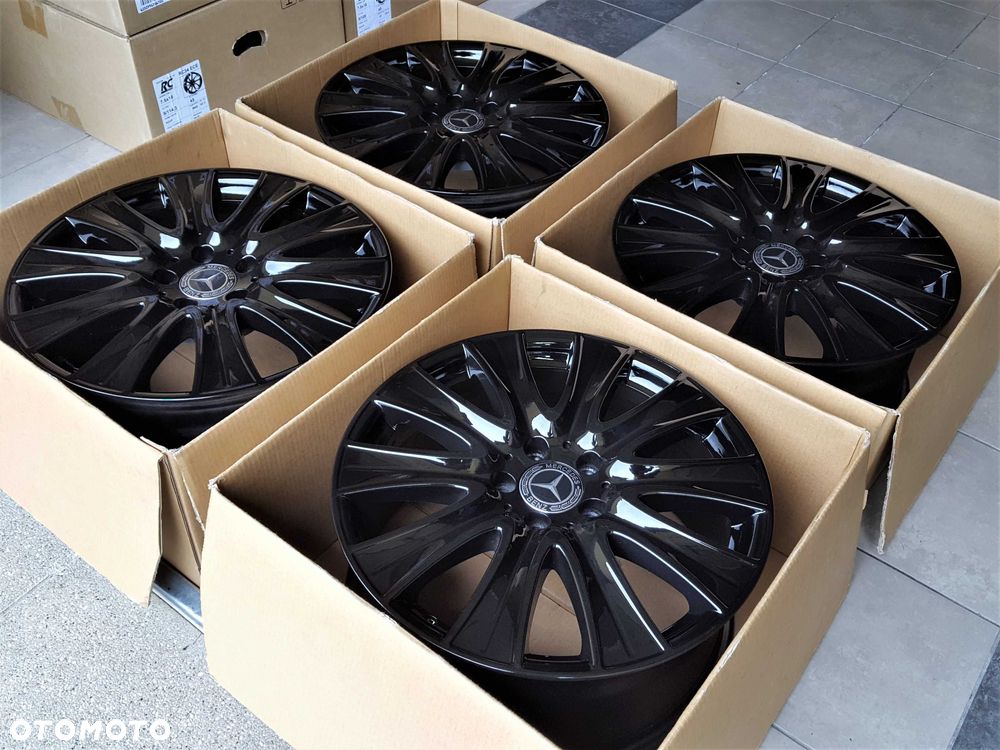 Alufelgi 18 5x112 Czarne Mercedes A B C E S V CLA CLK GLK ML Vito 877# - 5