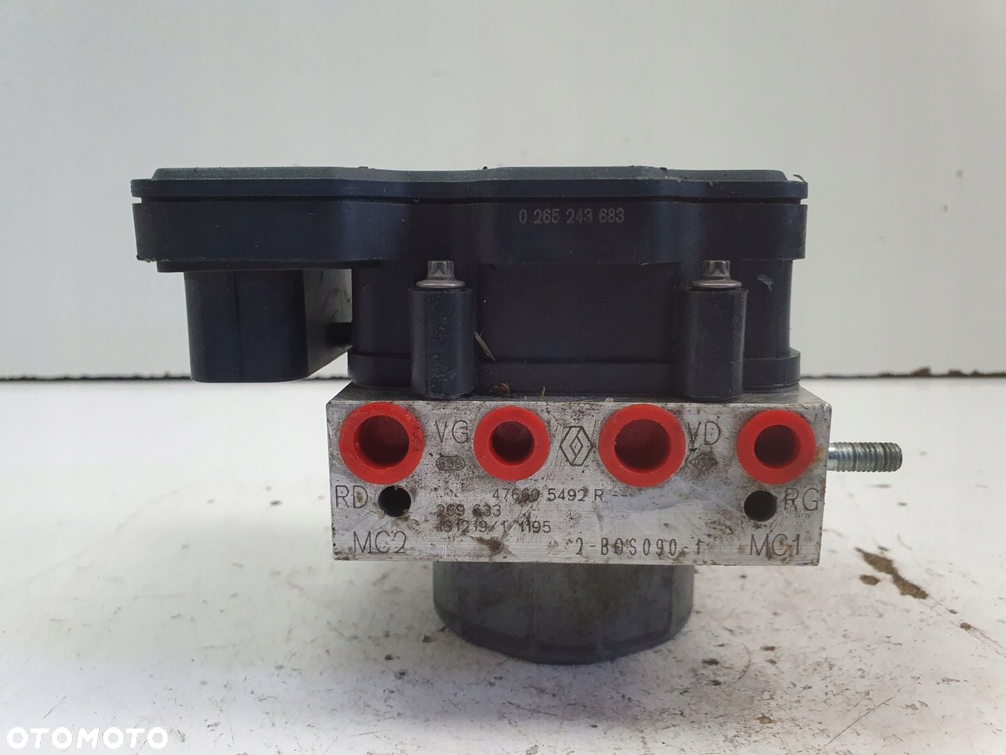 Renault Captur POMPA ABS Sterownik 476605492R 0265243683 0265956285 - 2