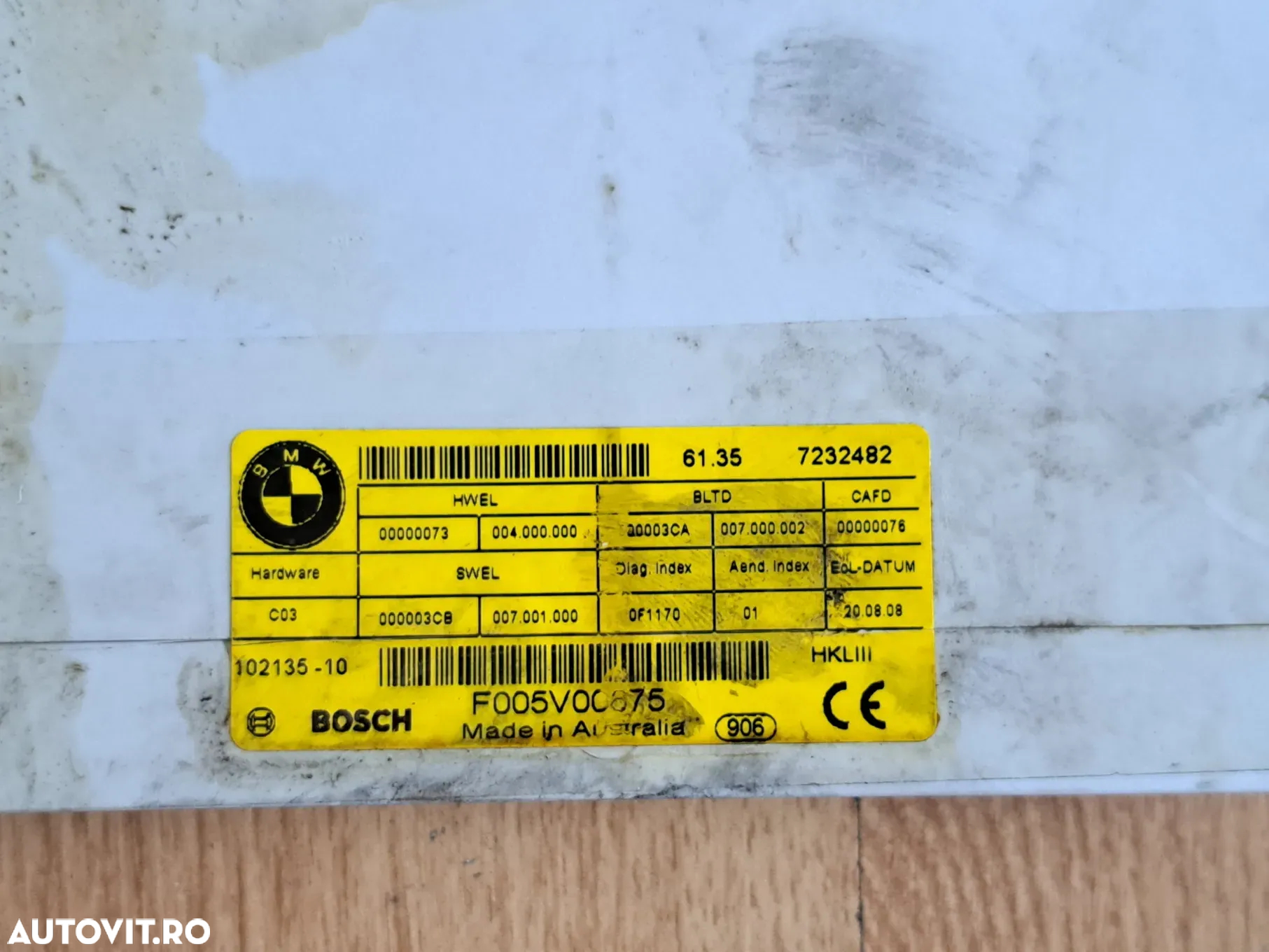 Modul unitate ECU control inchidere/deschidere portbagaj haion original BMW F07+LCI F10+LCI F01+LCI F02+LCI F03+LCI F04 F25 F26 - 3