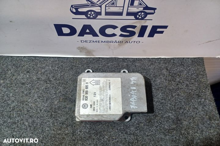 Calculator airbag 6Q0909605H Skoda Fabia 6Y [1999 - 2004] Hatchback 5 - 1